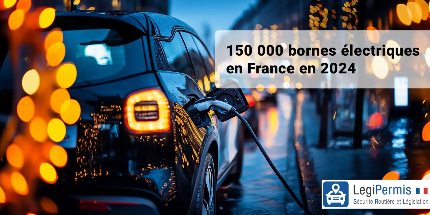 Nombre de bornes de recharge électriques en France