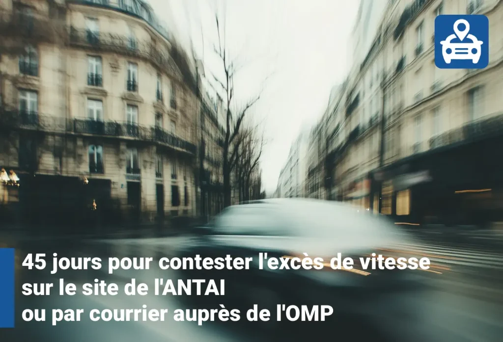 Contestation d'une contravention pour excès de vitesse