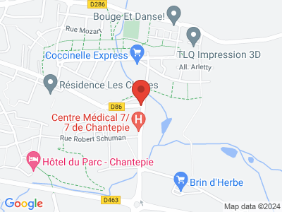 Plan Google Stage recuperation de points à Chantepie proche de Crevin