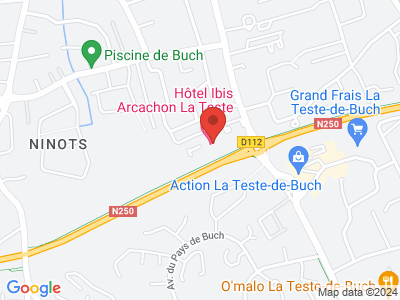 Plan Google Stage recuperation de points à La Teste-de-Buch proche de Andernos-les-Bains