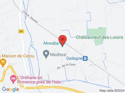 Plan Google Stage recuperation de points à Châteauneuf-de-Gadagne proche de Carpentras