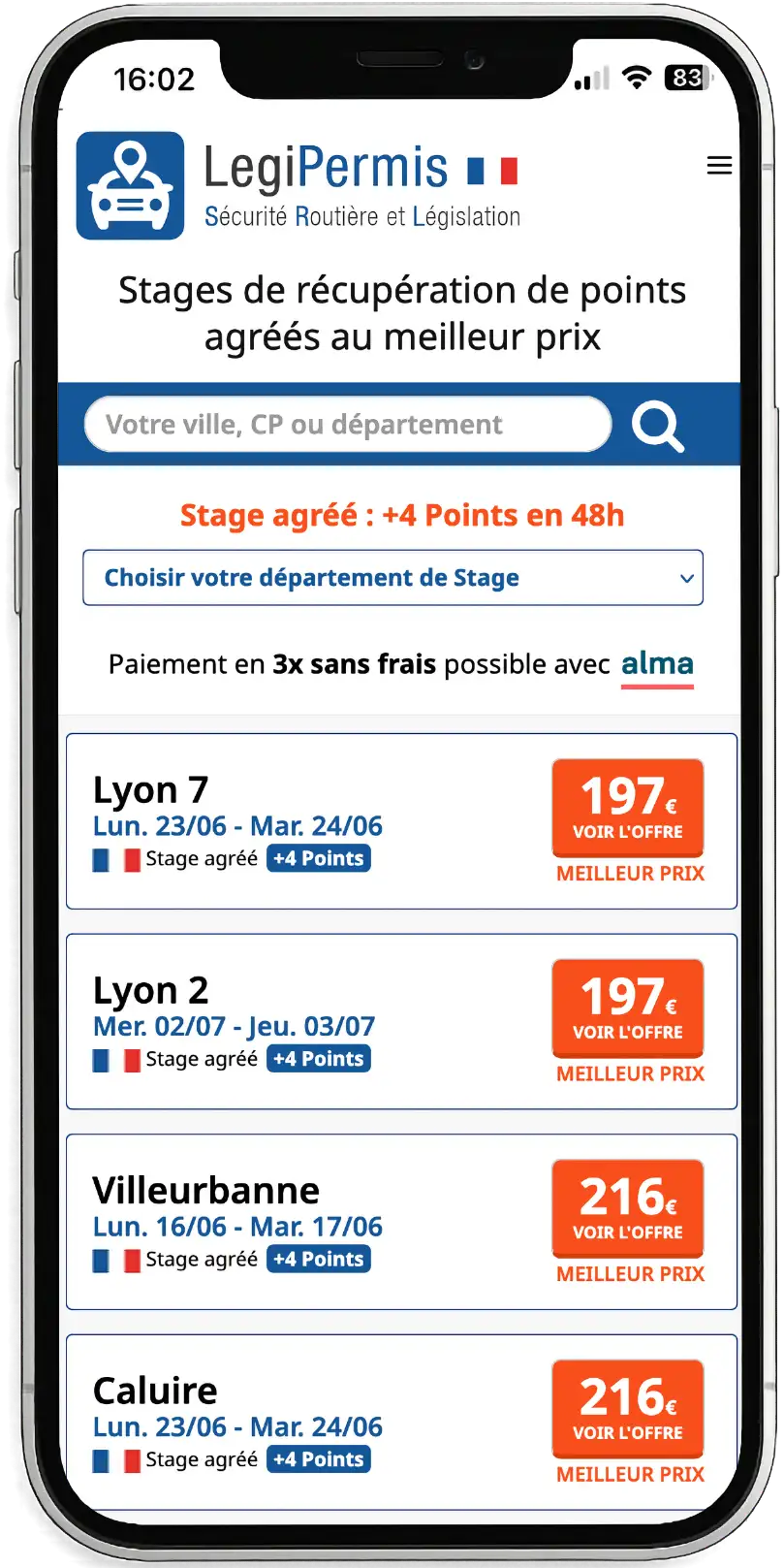 Application mobile LegiPermis